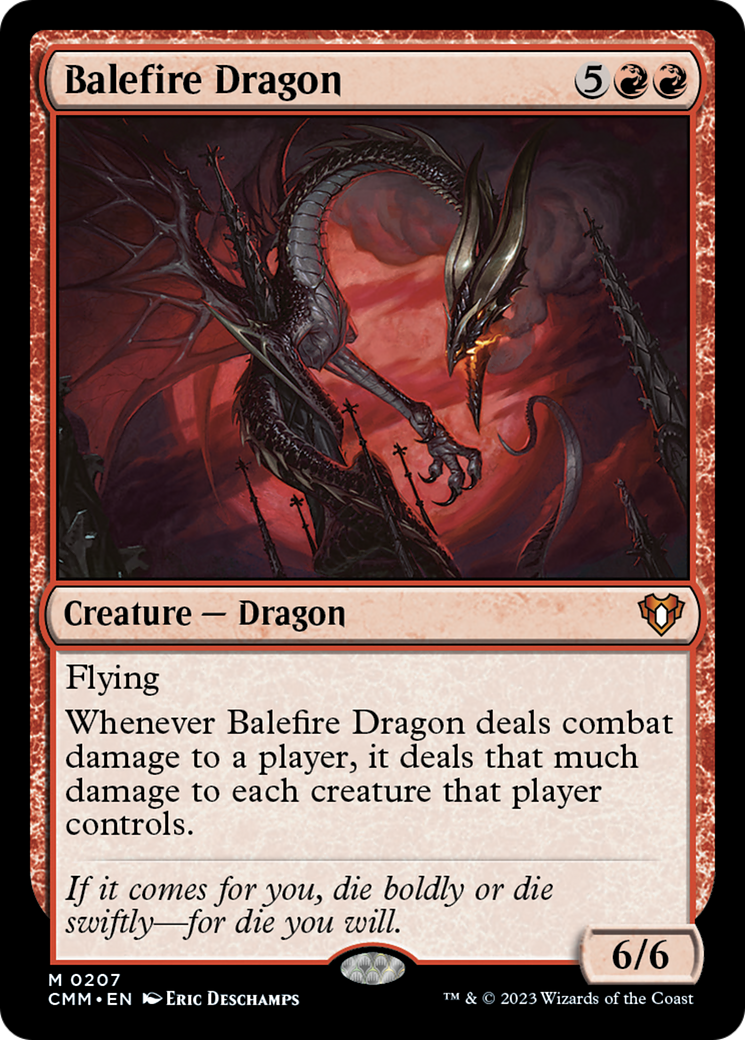 Balefire Dragon [Commander Masters] | Silver Goblin