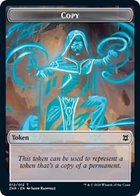 Copy // Drake Double-Sided Token [Zendikar Rising Tokens] | Silver Goblin