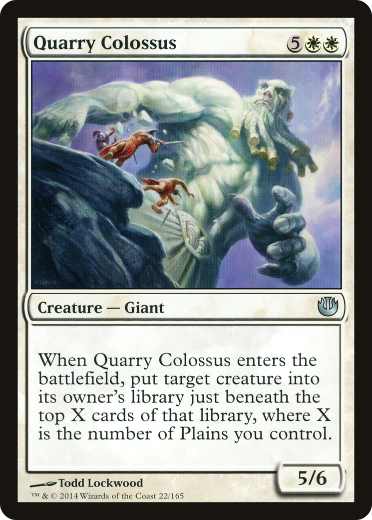 Quarry Colossus (022) Foil - Journey into Nyx