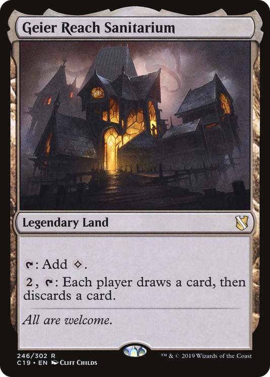 Geier Reach Sanitarium (246) - Commander 2019