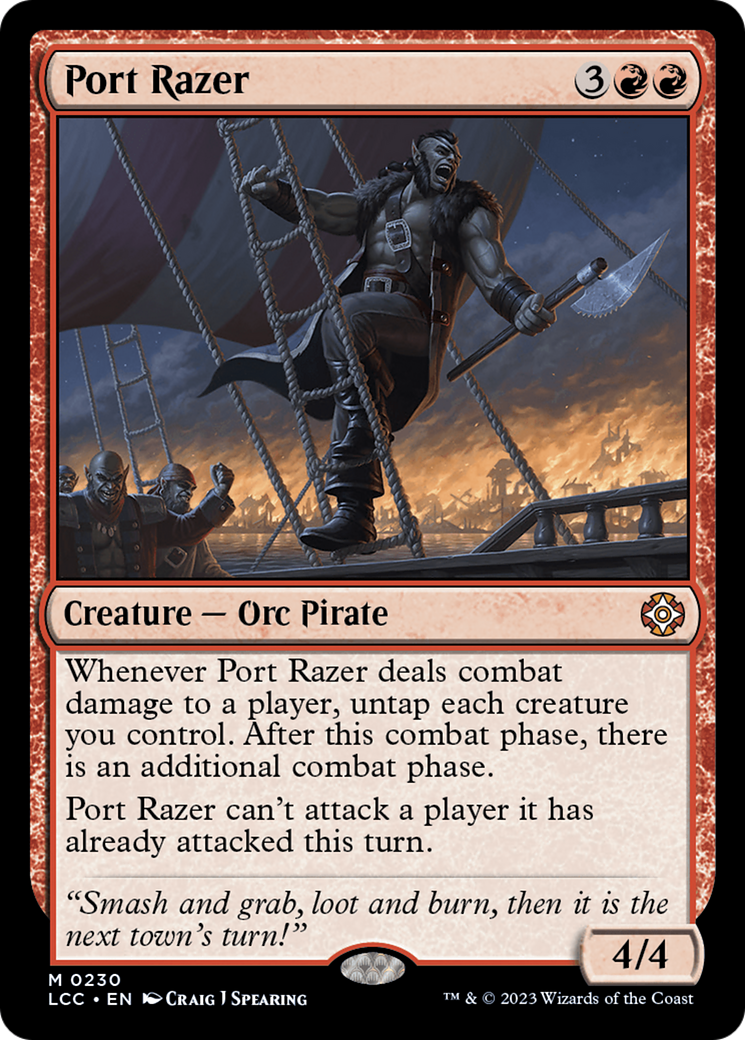 Port Razer [The Lost Caverns of Ixalan Commander] | Silver Goblin