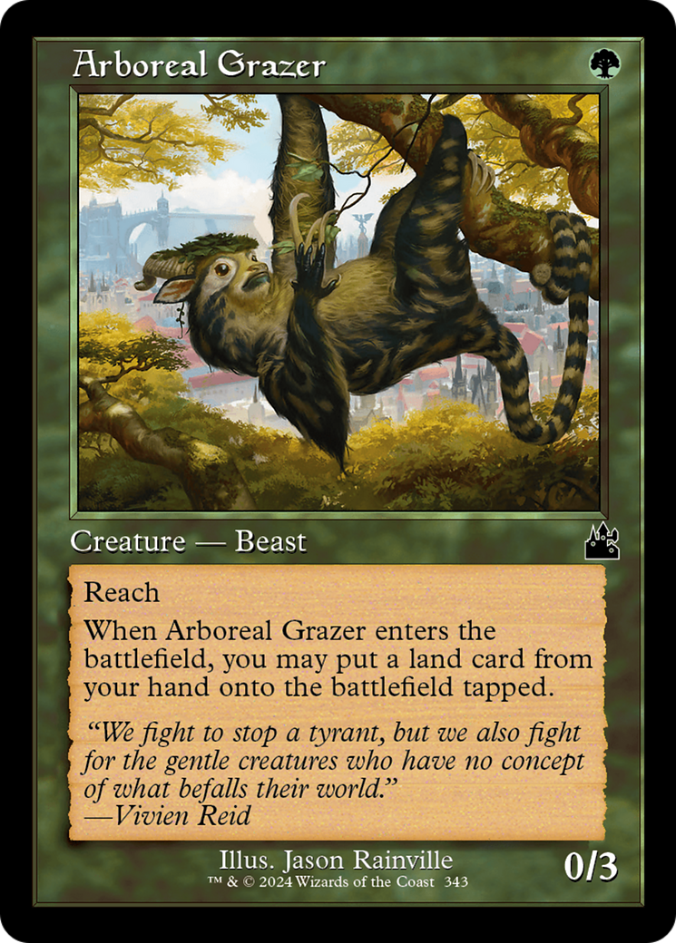 Arboreal Grazer (Retro Frame) [Ravnica Remastered] | Silver Goblin