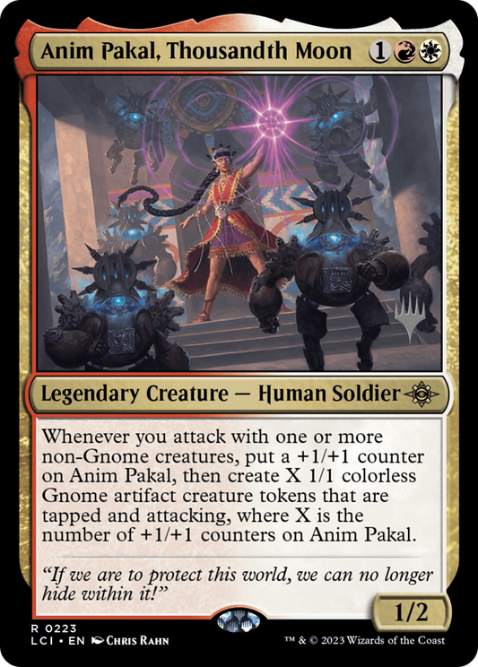 Anim Pakal, Thousandth Moon (223) Foil - The Lost Caverns of Ixalan Promos