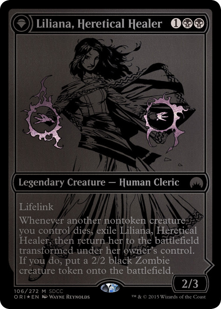 Liliana, Heretical Healer (SDCC 2015 Exclusive) (106) Foil - San Diego Comic-Con 2015