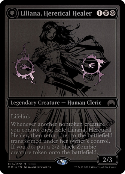 Liliana, Heretical Healer (SDCC 2015 Exclusive) (106) Foil - San Diego Comic-Con 2015