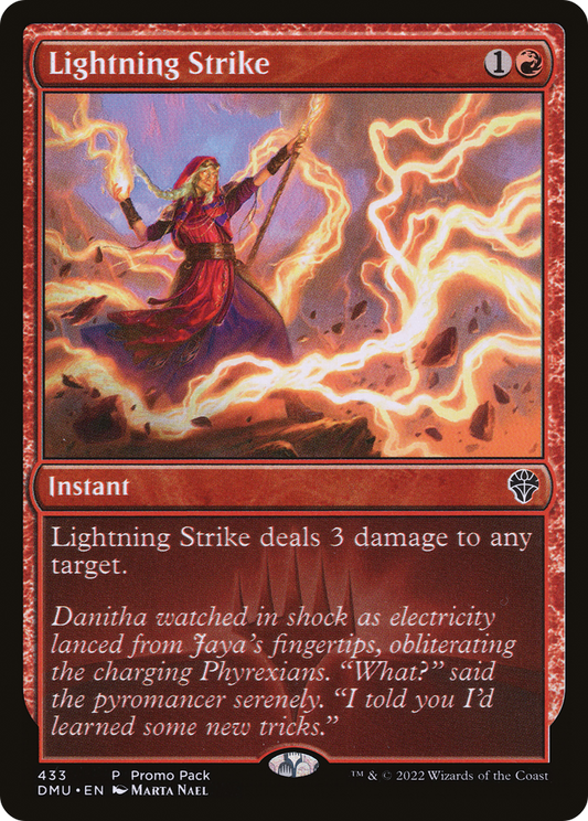 Lightning Strike (Promo Pack) [Dominaria United Promos] Foil