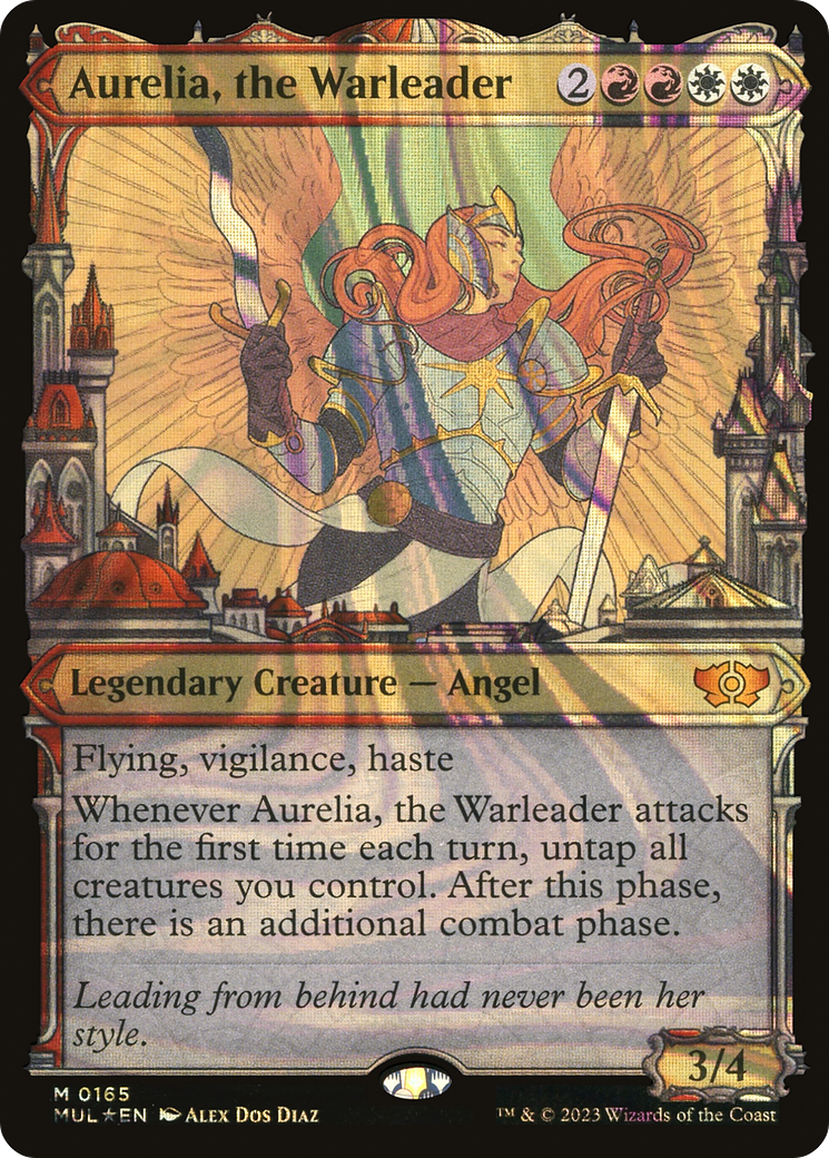 Aurelia, the Warleader (Showcase) (165) Foil - Multiverse Legends