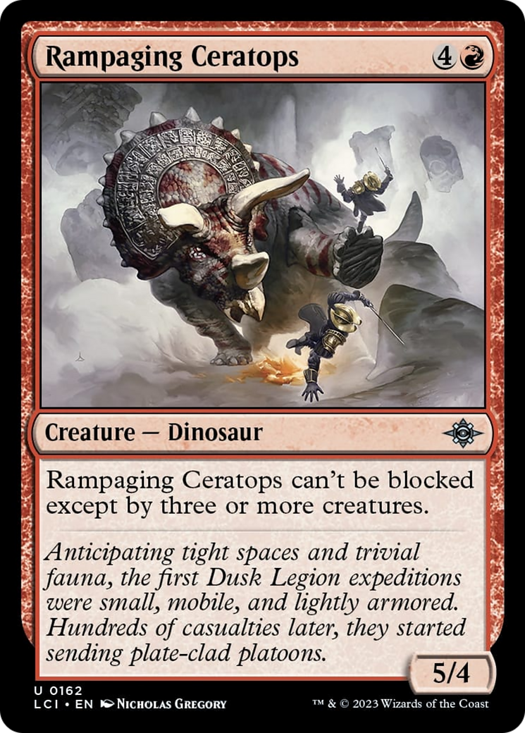 Rampaging Ceratops [The Lost Caverns of Ixalan] | Silver Goblin