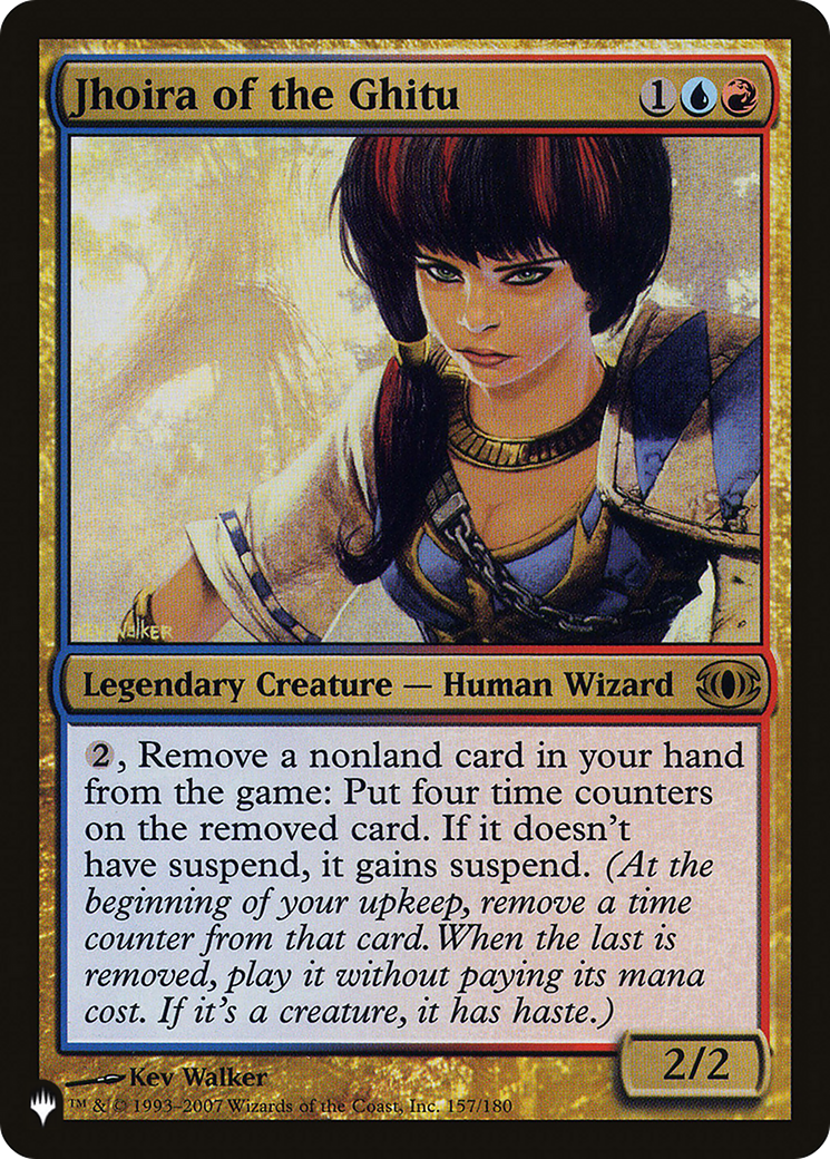 Jhoira of the Ghitu (FUT-157) - The List