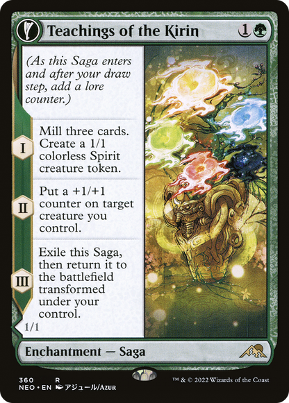 Teachings of the Kirin (Showcase) (360) Foil - Kamigawa: Neon Dynasty