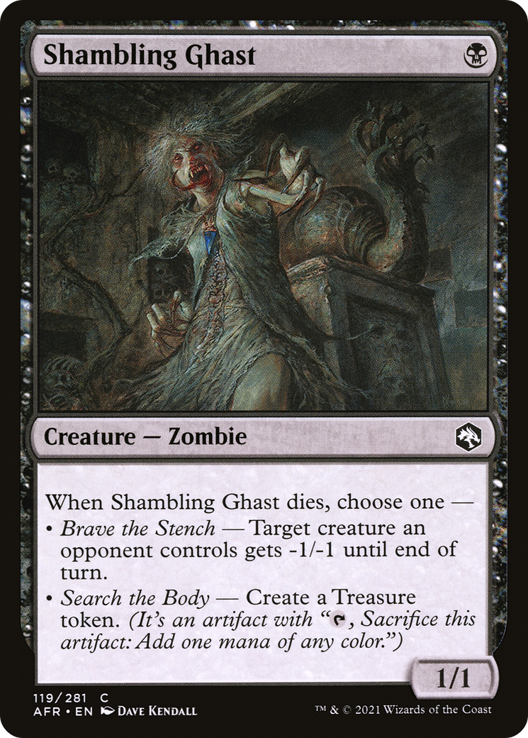 Shambling Ghast (119) Foil - Adventures in the Forgotten Realms