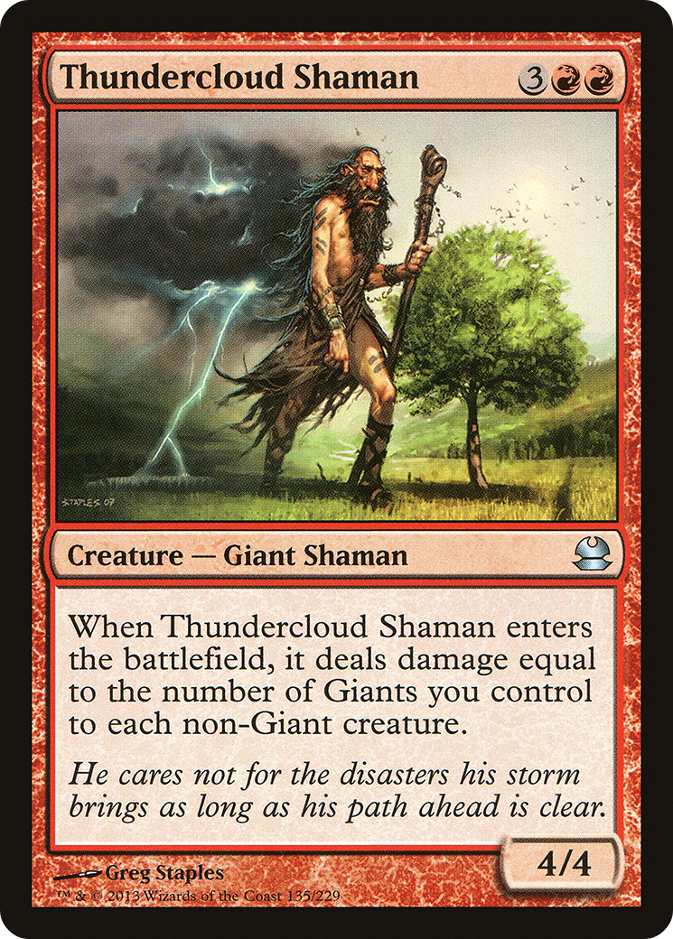 Thundercloud Shaman (135) - Modern Masters