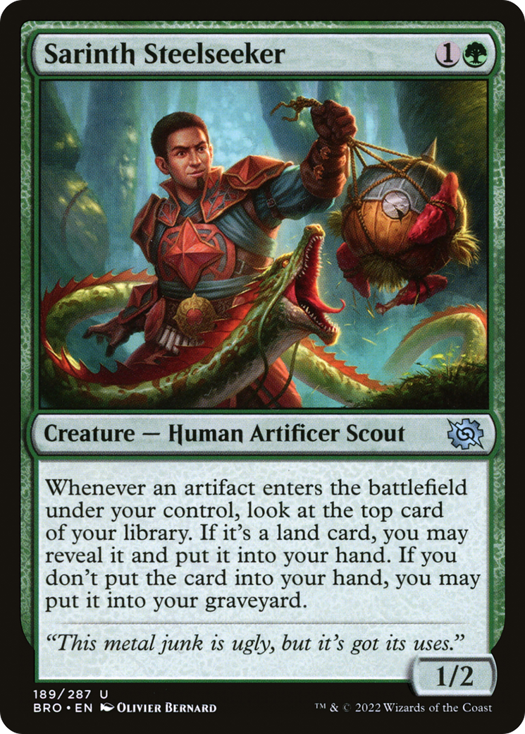 Sarinth Steelseeker [The Brothers' War] Foil