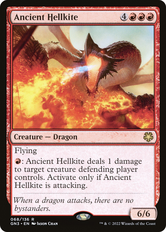 Ancient Hellkite (068) - Game Night: Free-for-All
