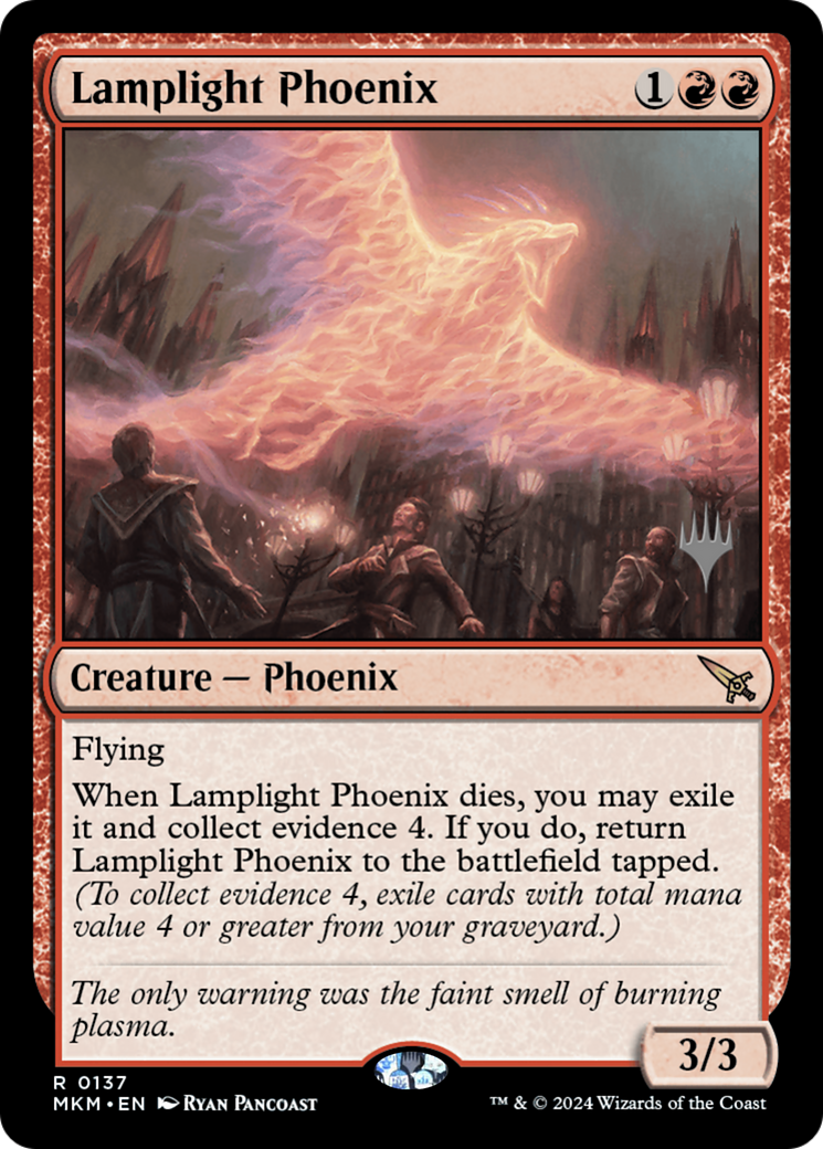 Lamplight Phoenix (137) Foil - Murders at Karlov Manor Promos