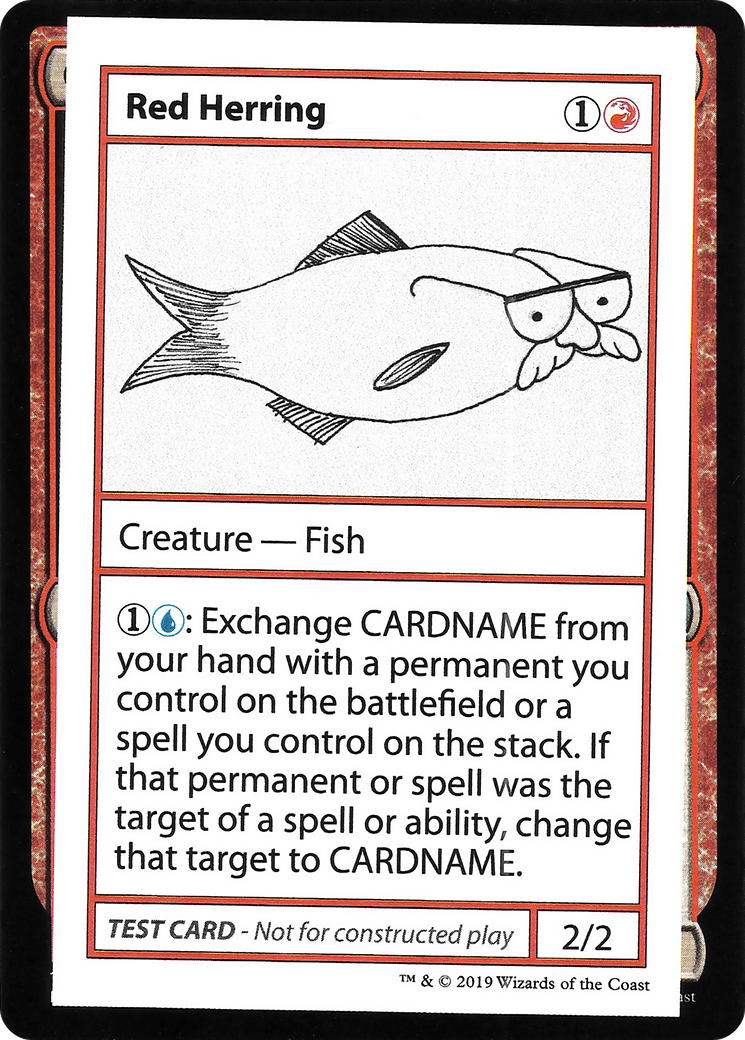Red Herring (No PW Symbol) - Mystery Booster Playtest Cards 2021