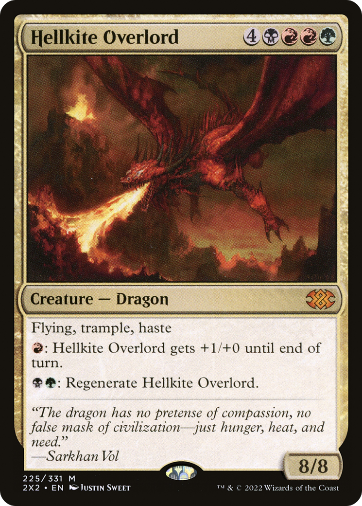 Hellkite Overlord (225) Foil - Double Masters 2022