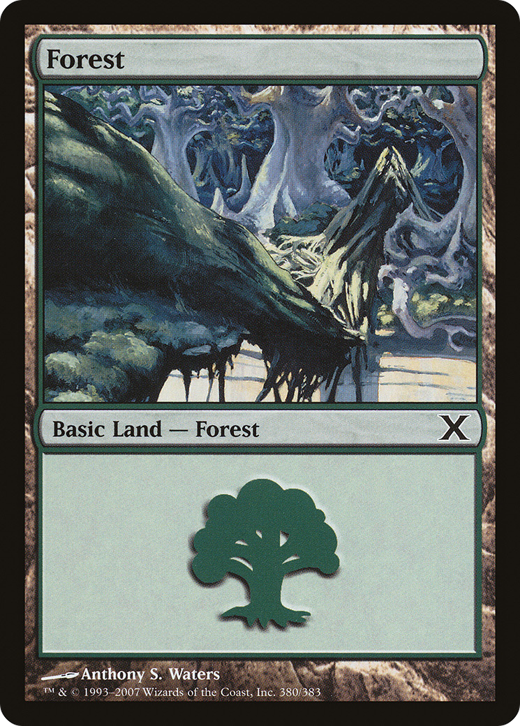 Forest (380) Foil - Tenth Edition