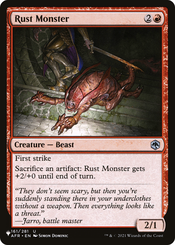 Rust Monster [The List] | Silver Goblin