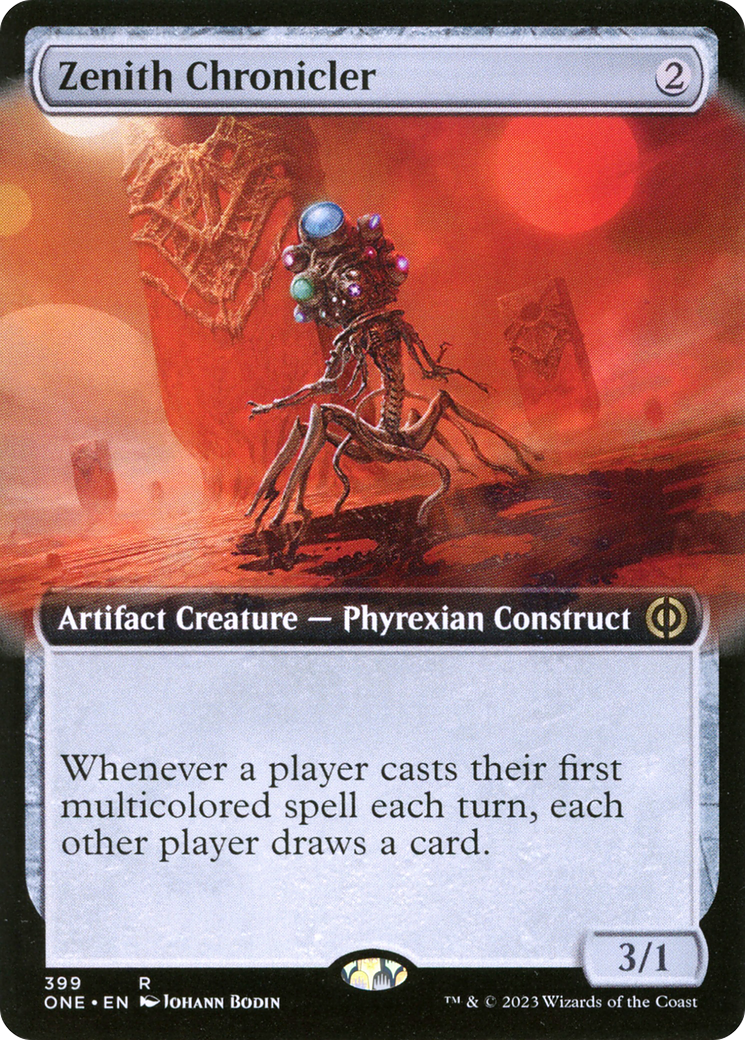 Zenith Chronicler (Extended Art) [Phyrexia: All Will Be One] | Silver Goblin