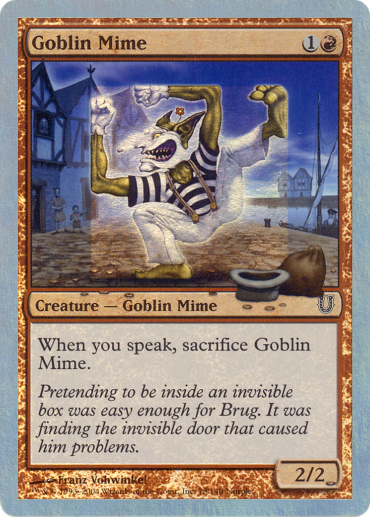 Goblin Mime (078) Foil - Unhinged