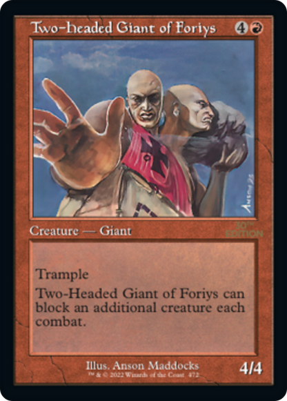 Two-Headed Giant of Foriys (Retro) (472) - 30th Anniversary Edition