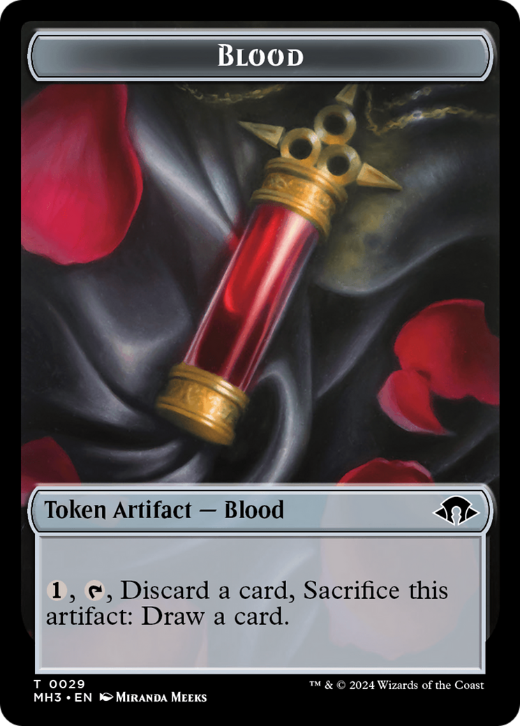 Blood // Energy Reserve Double-Sided Token [Modern Horizons 3 Tokens] | Silver Goblin
