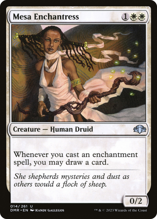 Mesa Enchantress [Dominaria Remastered] Foil