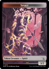 Treasure (20) // Spirit (13) Double-Sided Token [March of the Machine Tokens] | Silver Goblin