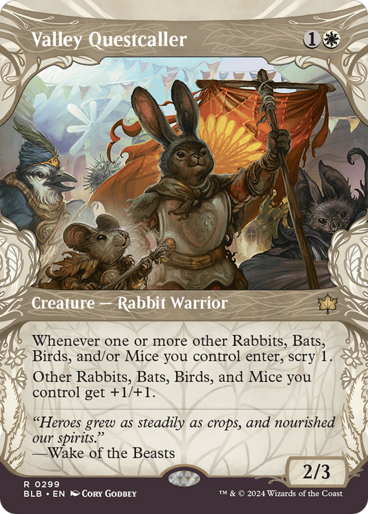 Valley Questcaller (Showcase) [Bloomburrow] Foil