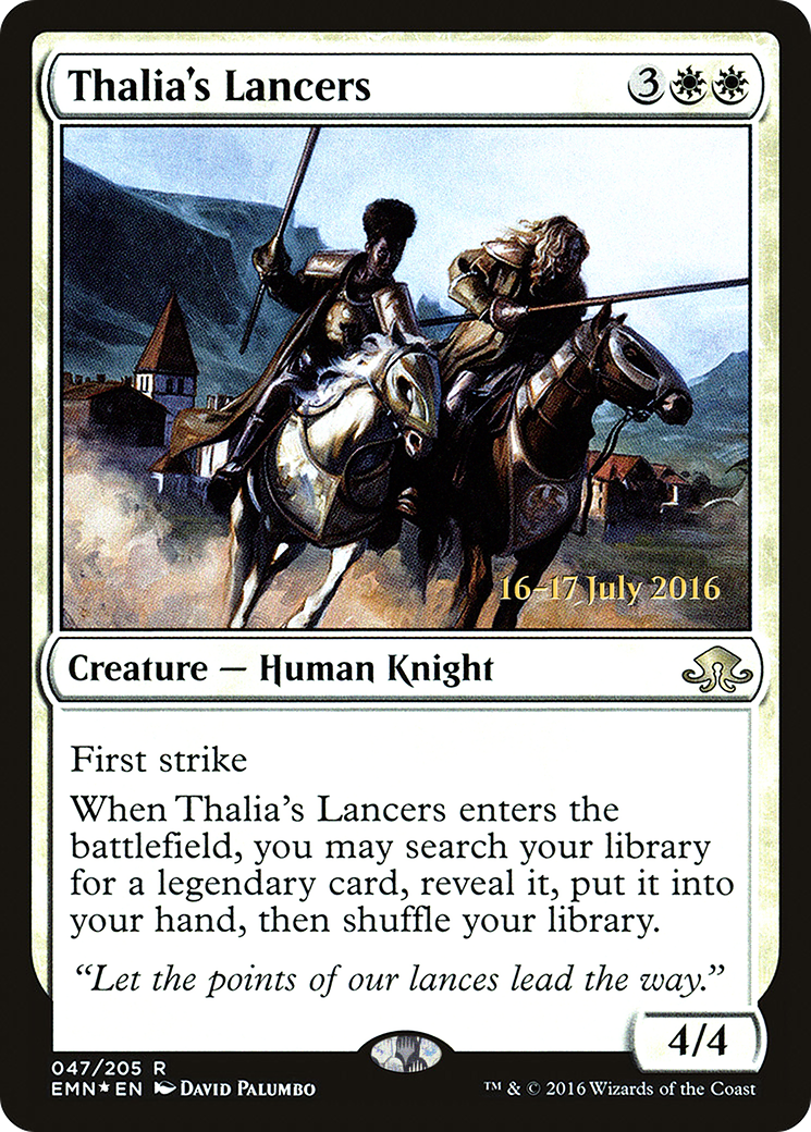 Thalia's Lancers (47s) Foil - Eldritch Moon Promos