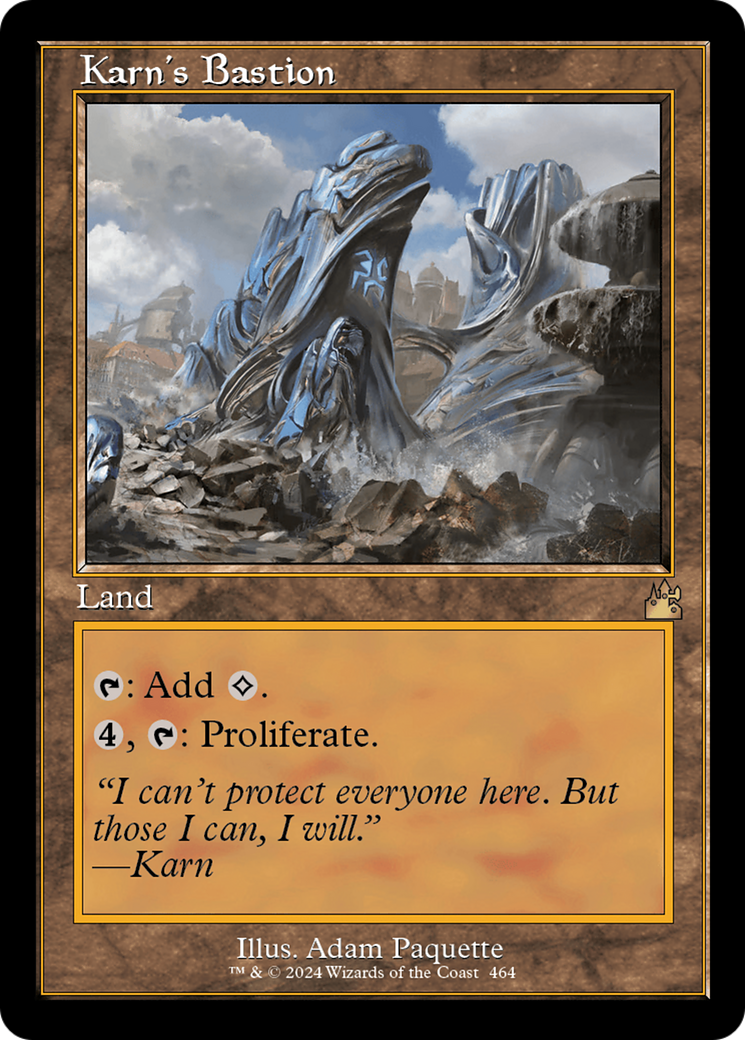 Karn's Bastion (Retro Frame) [Ravnica Remastered] | Silver Goblin