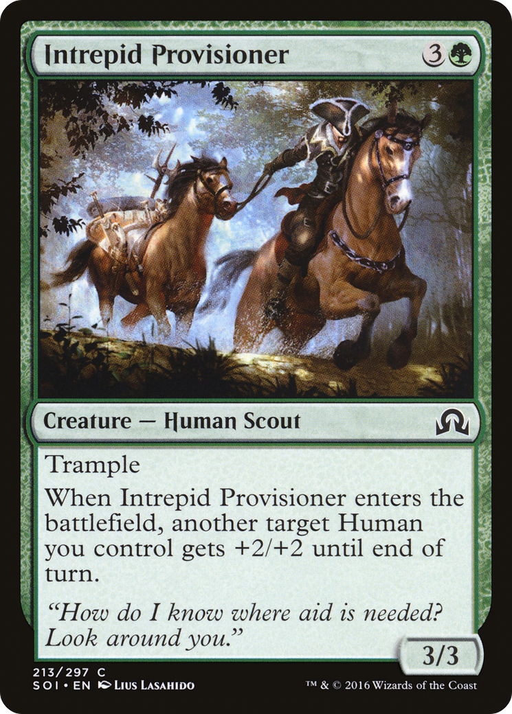 Intrepid Provisioner (213) - Shadows over Innistrad