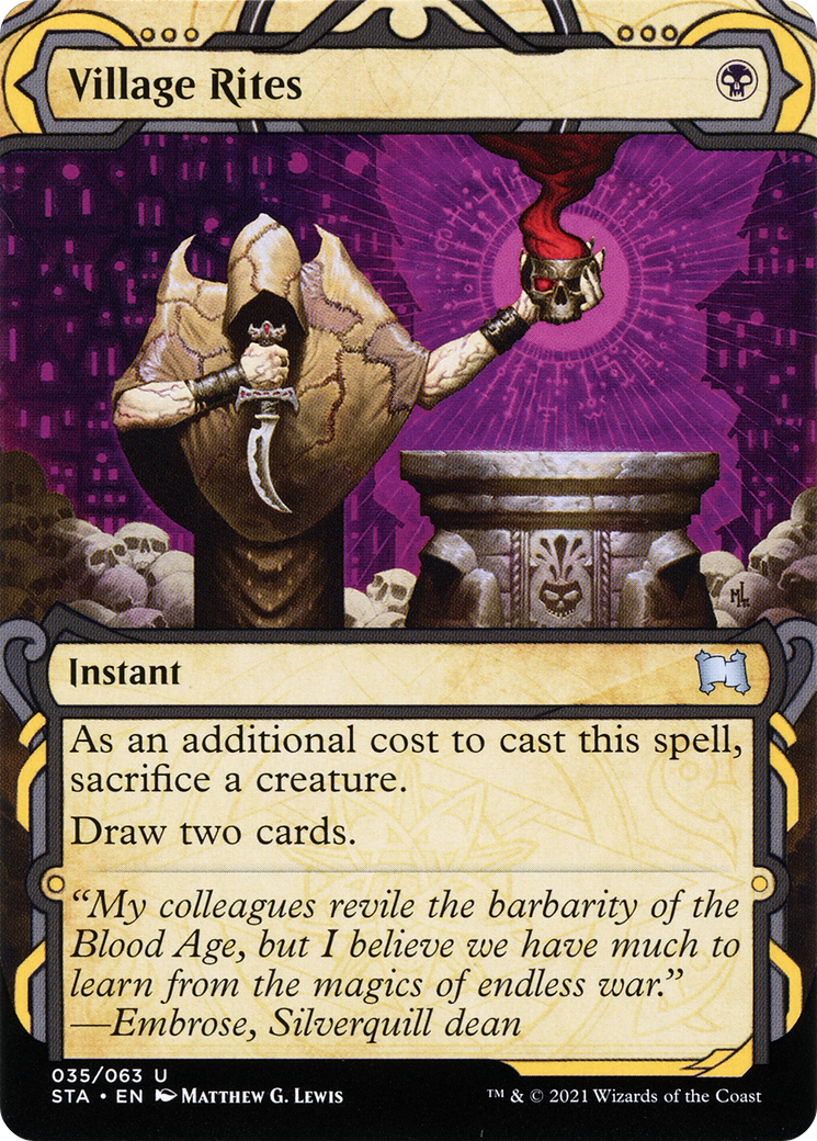 Village Rites (035) Foil - Strixhaven Mystical Archive