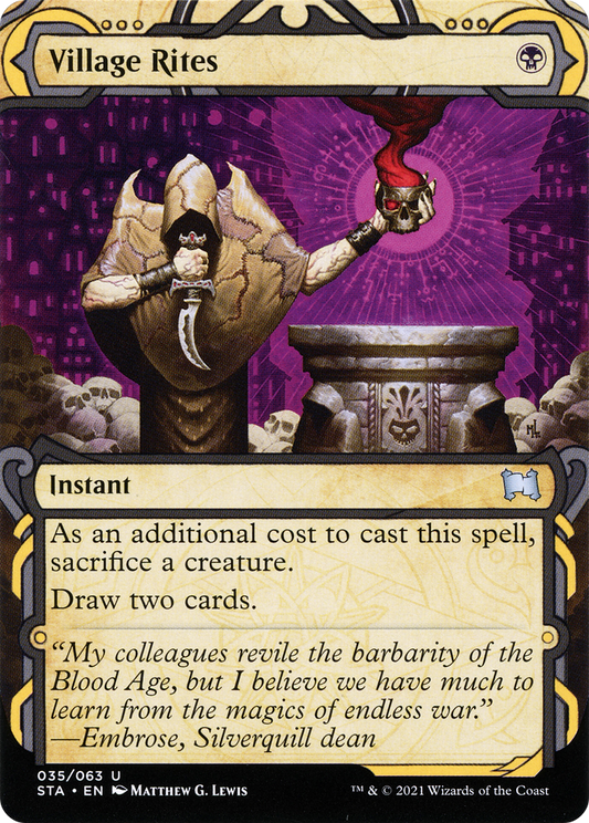 Village Rites (035) Foil - Strixhaven Mystical Archive