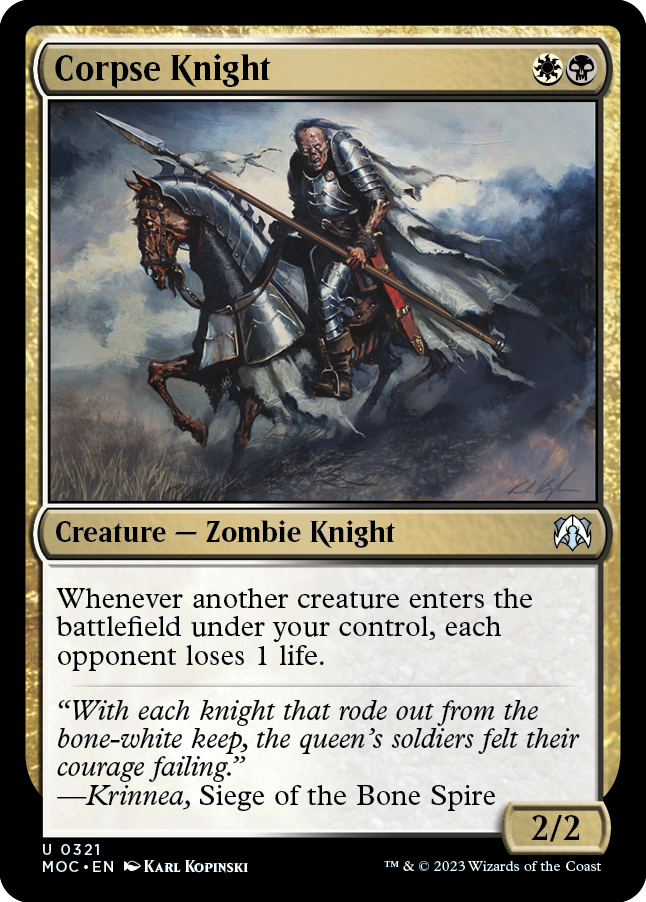 Corpse Knight [March of the Machine Commander] | Silver Goblin