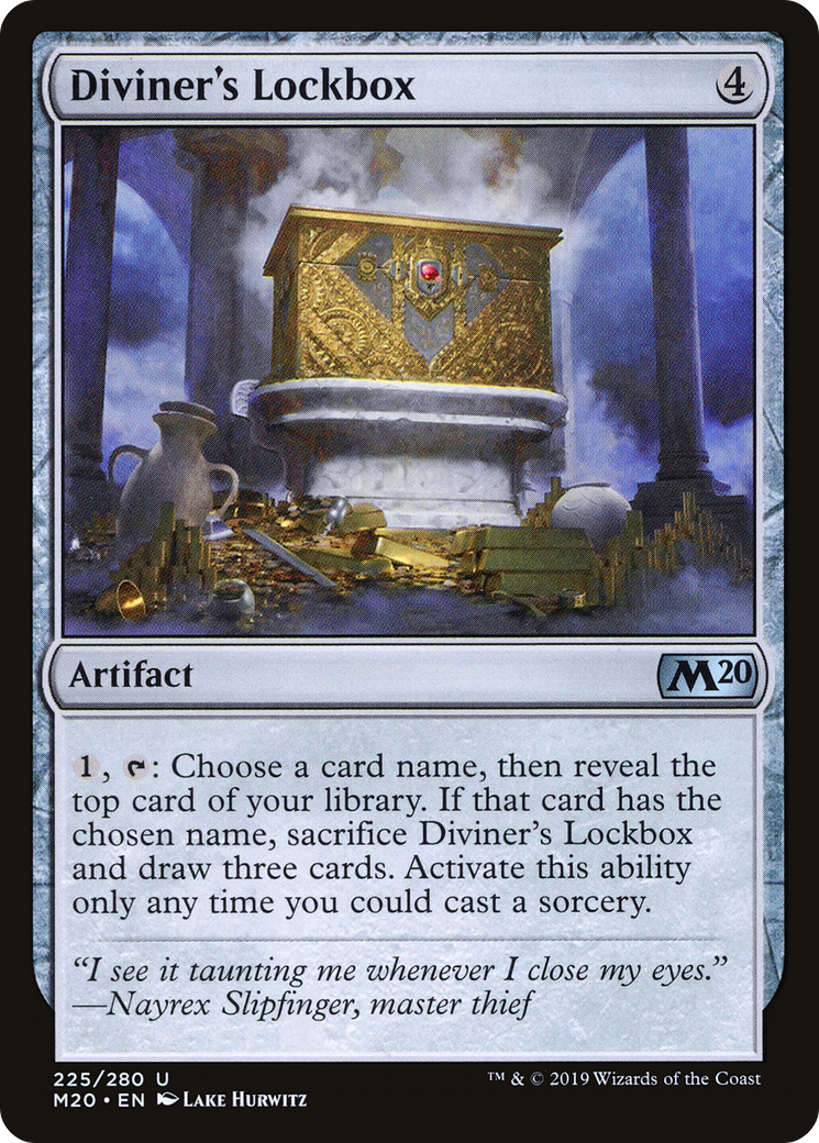 Diviner's Lockbox (225) Foil - Core Set 2020