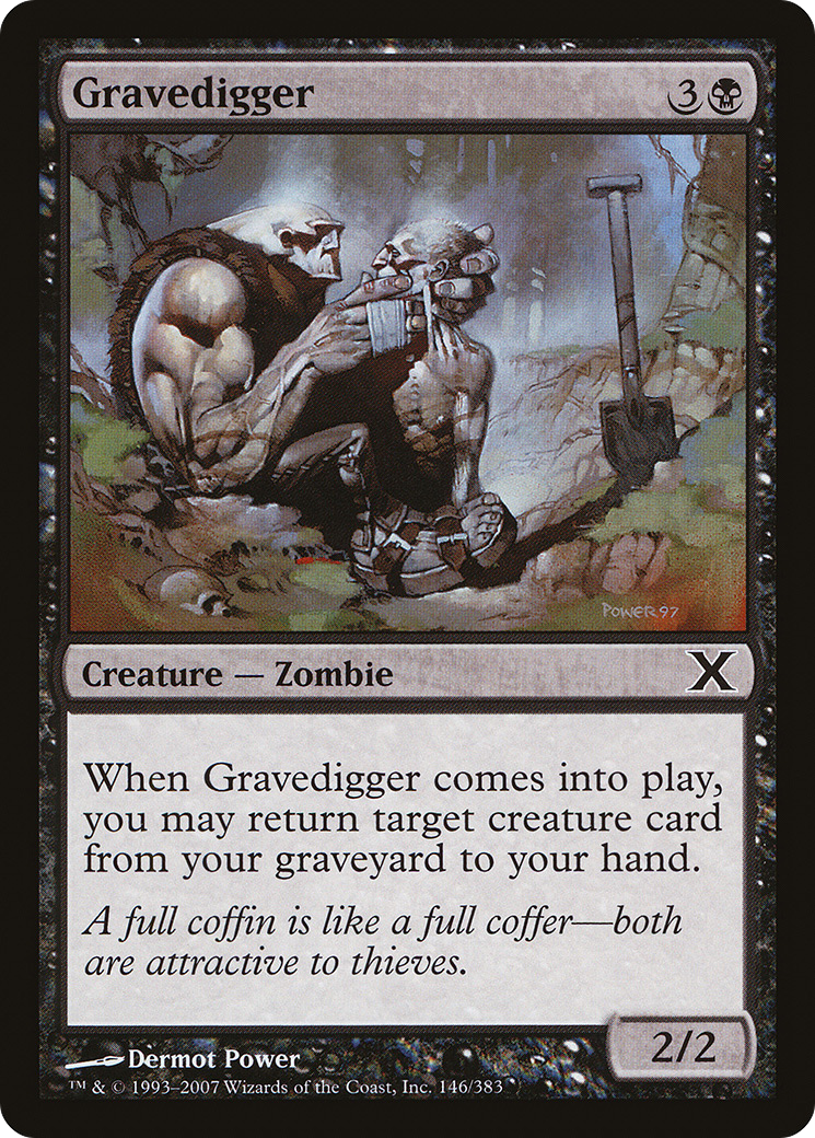 Gravedigger (146) Foil - Tenth Edition