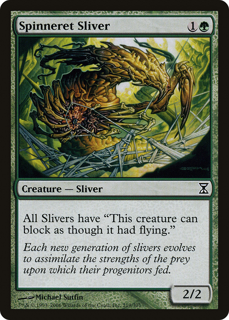 Spinneret Sliver (219) - Time Spiral