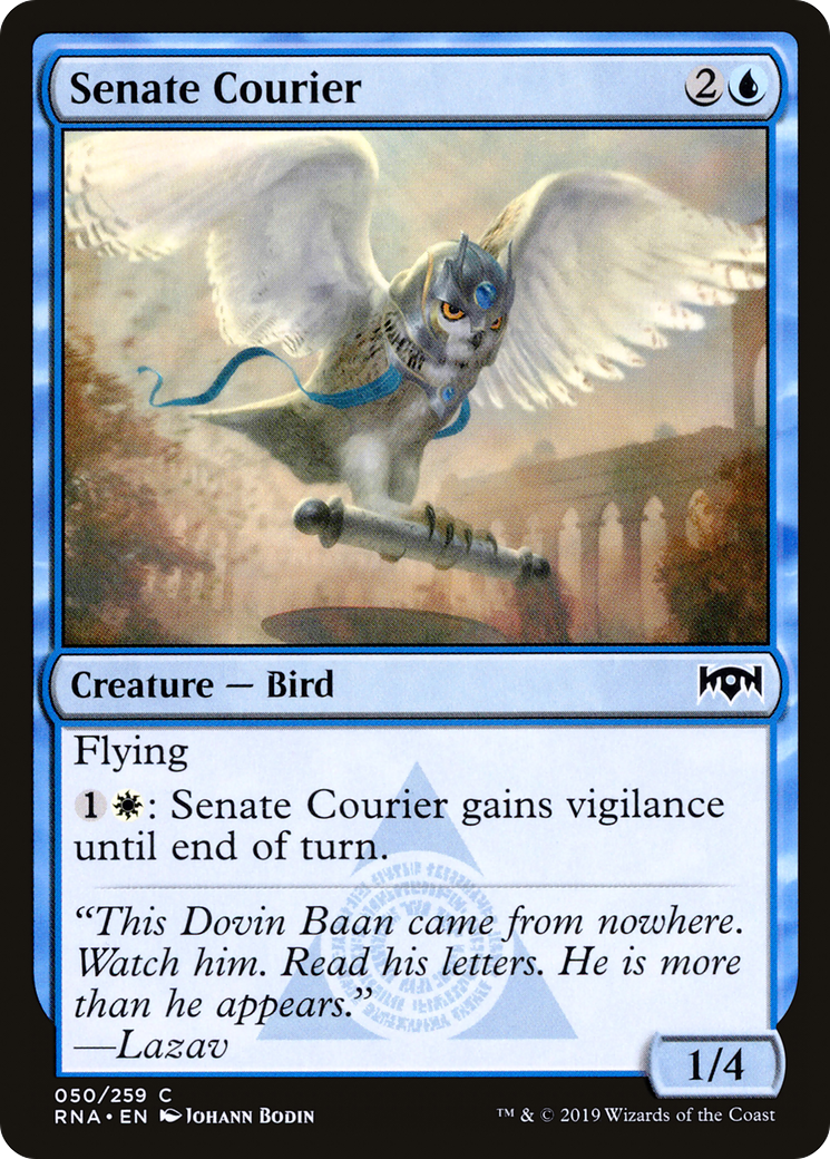 Senate Courier (050) Foil - Ravnica Allegiance