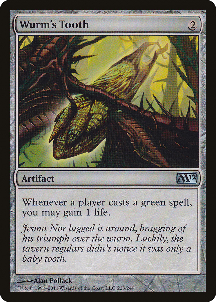 Wurm's Tooth (223) Foil - Magic 2012