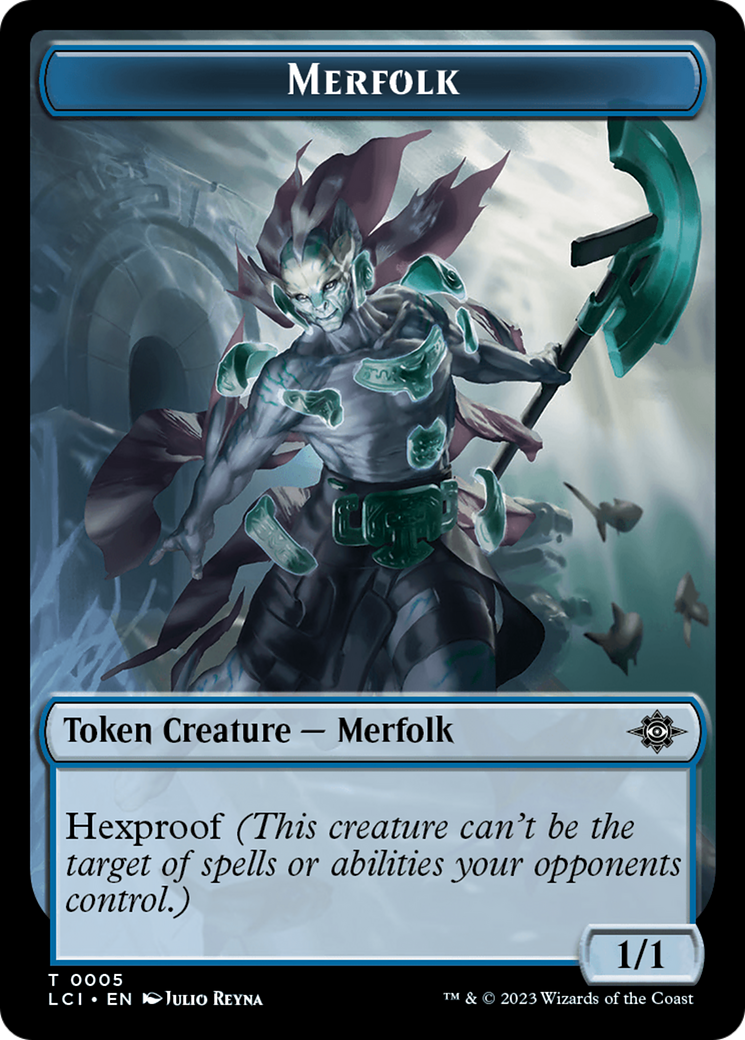 Map // Merfolk (0005) Double-Sided Token [The Lost Caverns of Ixalan Tokens] | Silver Goblin
