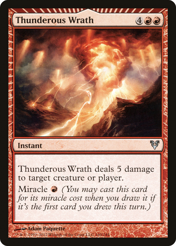 Thunderous Wrath (160) - Avacyn Restored