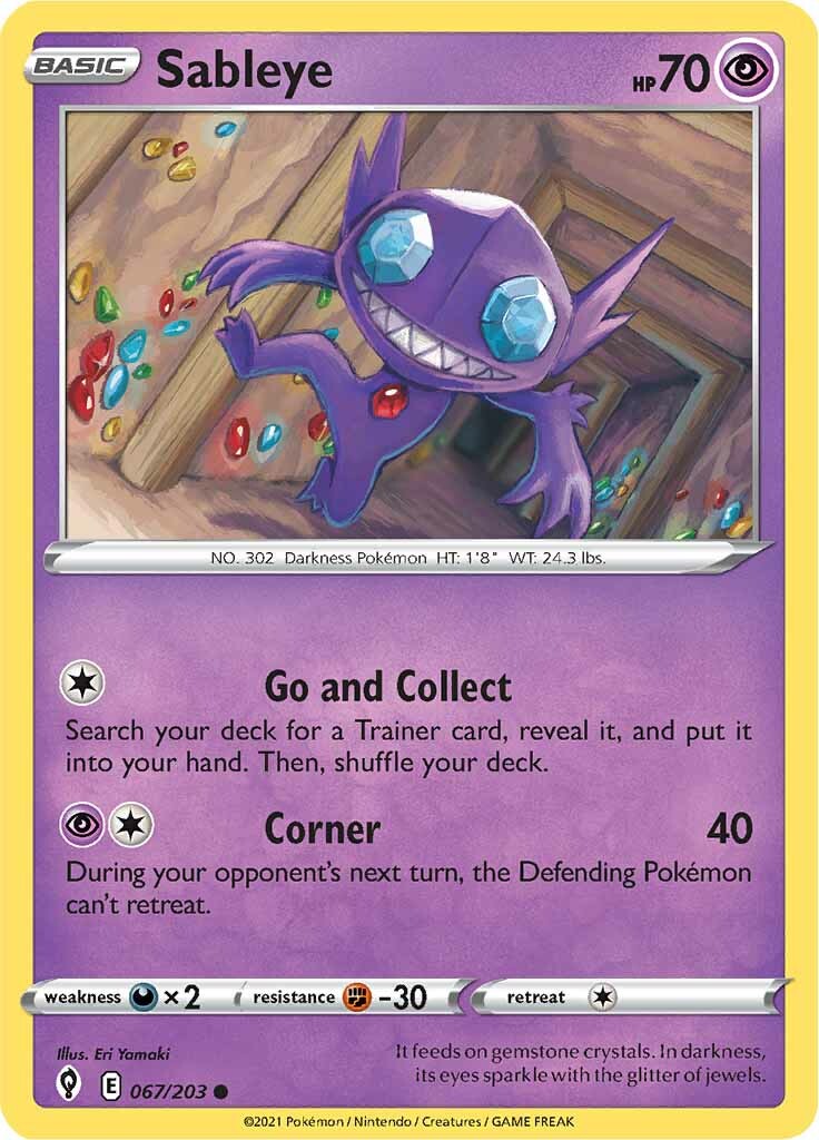 Sableye (067/203) [Sword & Shield: Evolving Skies] | Silver Goblin