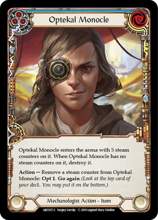 Optekal Monocle [ARC037-C] (Arcane Rising)  1st Edition Normal | Silver Goblin