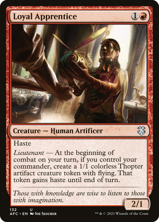 Loyal Apprentice (132) - Forgotten Realms Commander