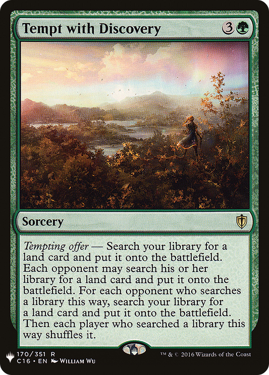 Tempt with Discovery (C16-170) - The List