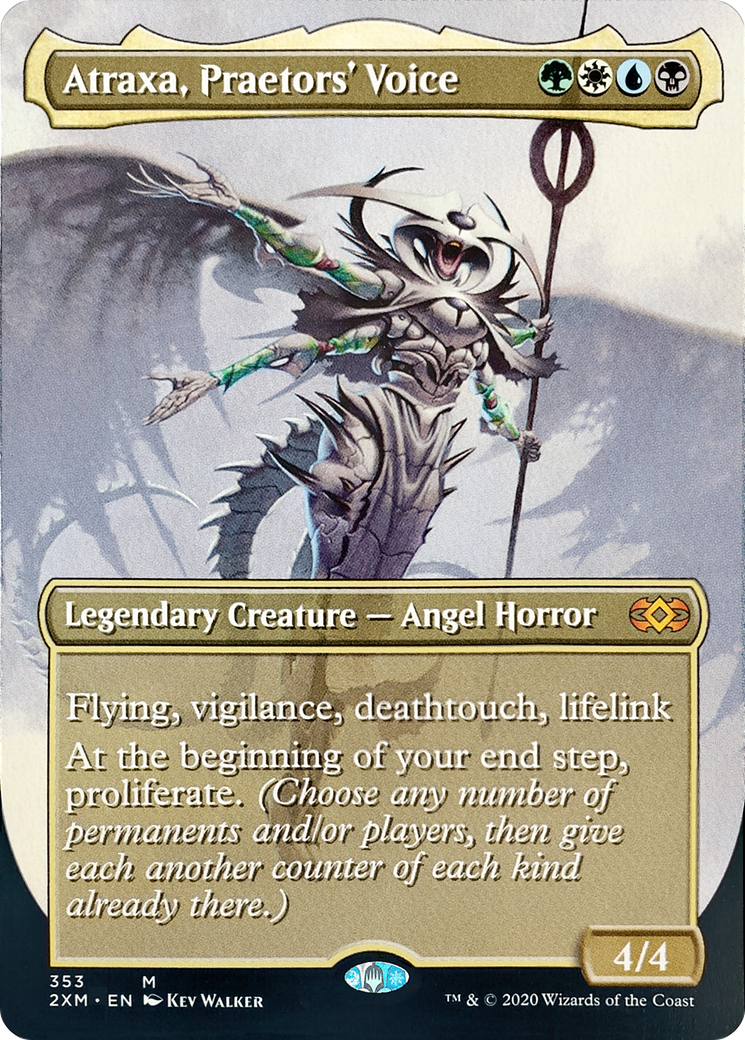 Atraxa, Praetors' Voice (Borderless) (353) - Double Masters