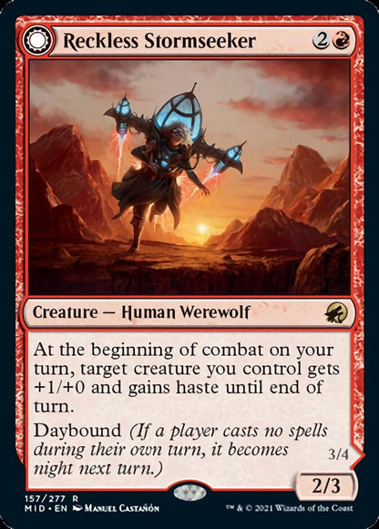 Reckless Stormseeker (157) Foil - Innistrad: Midnight Hunt