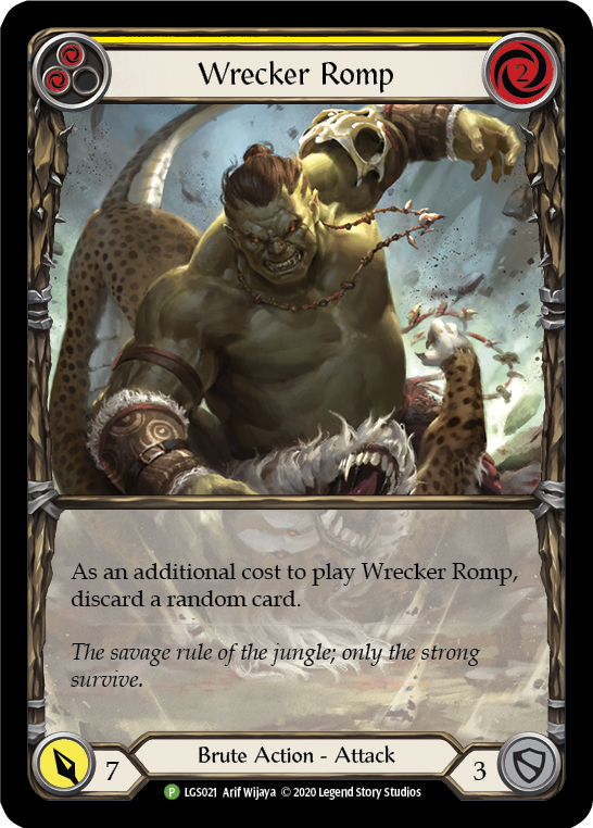 Wrecker Romp (Yellow) [LGS021] (Promo)  Rainbow Foil | Silver Goblin